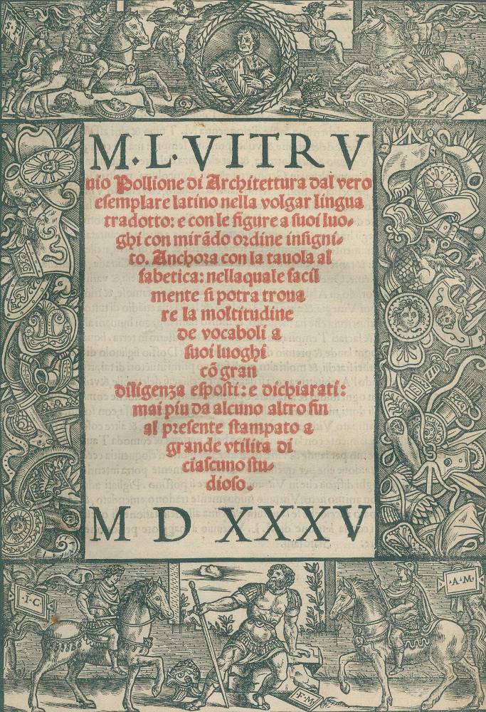 Große Abbildung Nr.1: 138-13 Vitruvius, Pollio,M.: (Architektur)