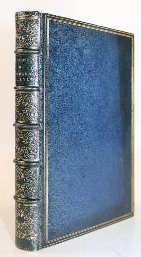 Große Abbildung Nr.1: 138-1305 Dunkelblauer Maroquineinband: (Einband)