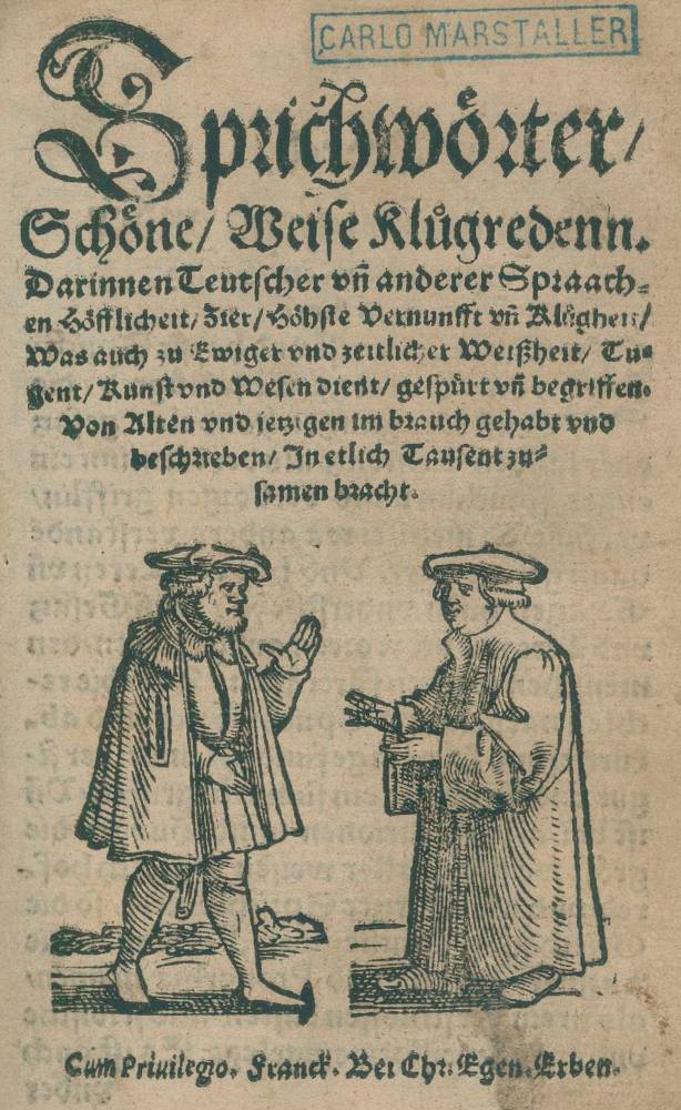 Große Abbildung Nr.1: 138-133 [Franck, Sebastian].: (Alte Drucke, Handschriften und Theologie)