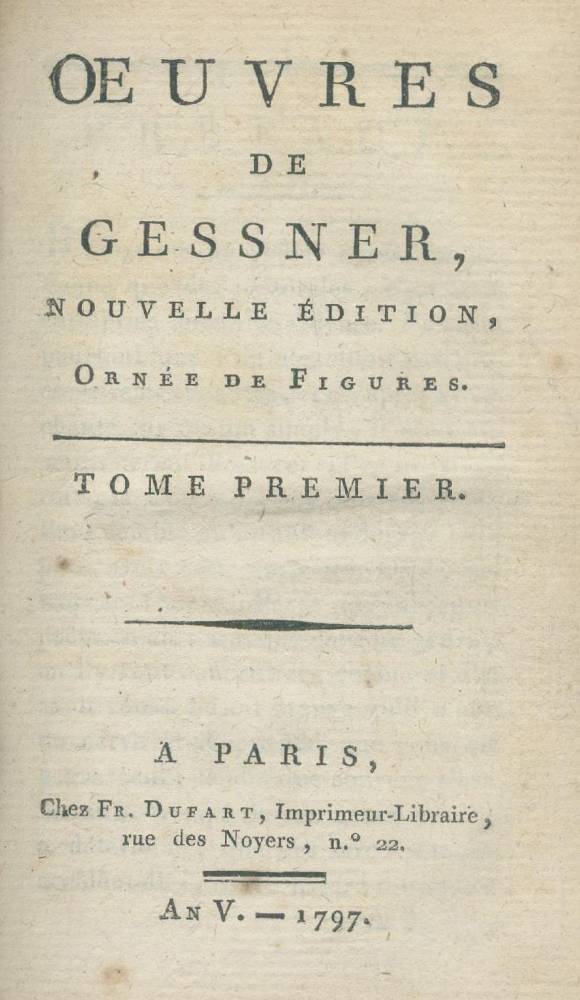 Große Abbildung Nr.2: 138-1338 Gessner,S.: (Literatur und illustrierte Bücher bis 19.Jahrhundert)