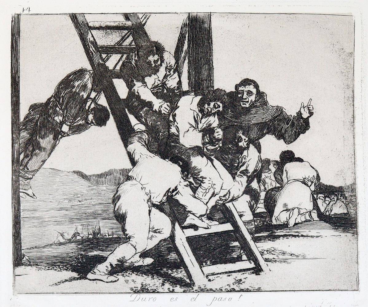 Große Abbildung Nr.12: 138-1345 Goya, Francisco de: (Literatur und illustrierte Bücher bis 19.Jahrhundert)
