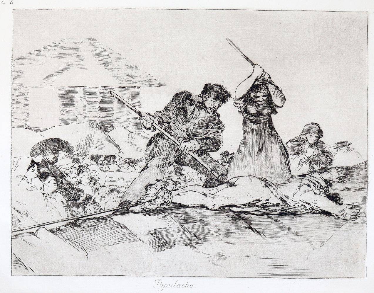 Große Abbildung Nr.17: 138-1345 Goya, Francisco de: (Literatur und illustrierte Bücher bis 19.Jahrhundert)