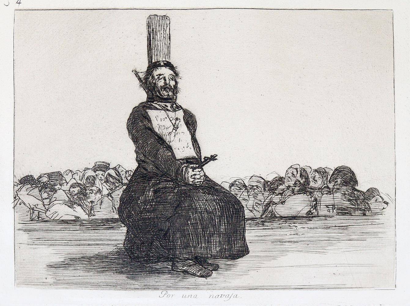 Große Abbildung Nr.19: 138-1345 Goya, Francisco de: (Literatur und illustrierte Bücher bis 19.Jahrhundert)