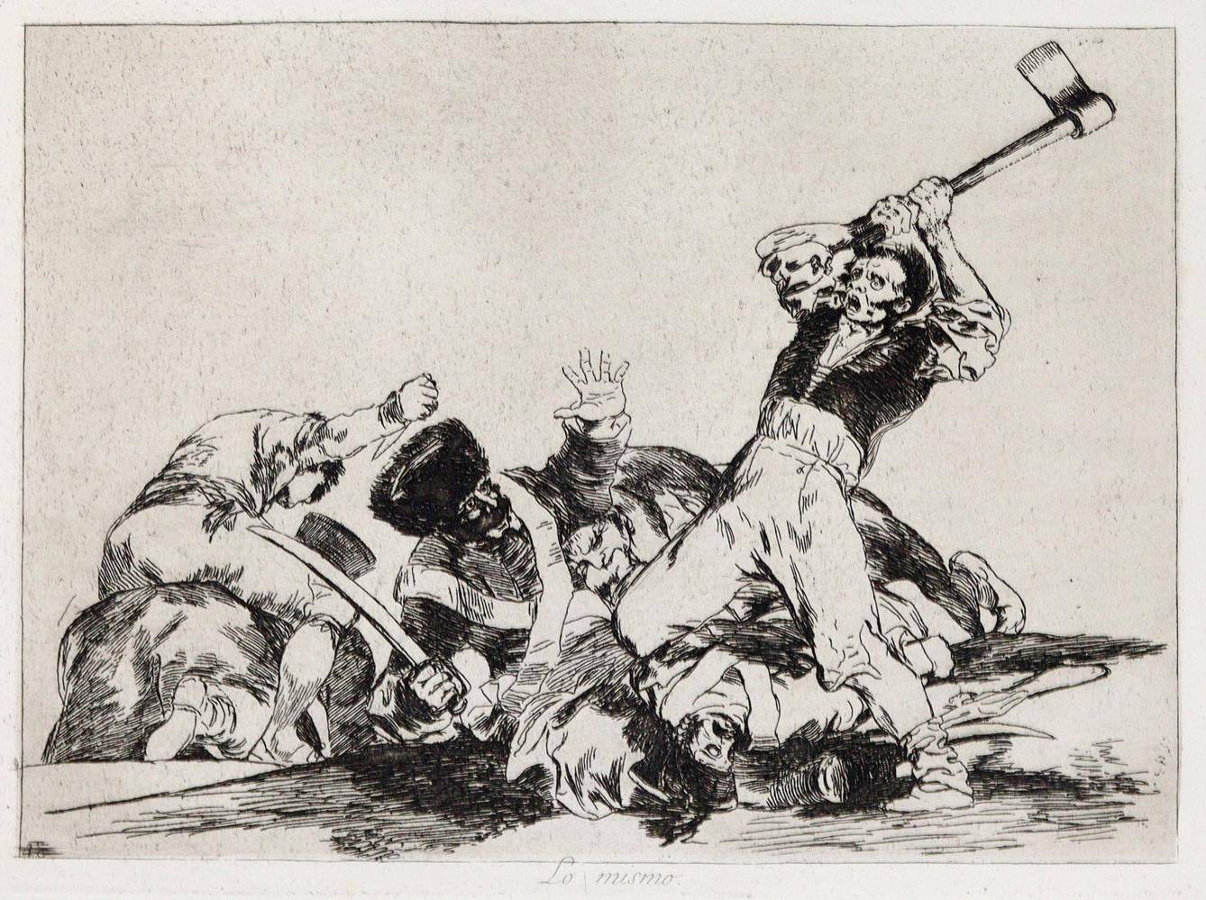 Große Abbildung Nr.7: 138-1345 Goya, Francisco de: (Literatur und illustrierte Bücher bis 19.Jahrhundert)
