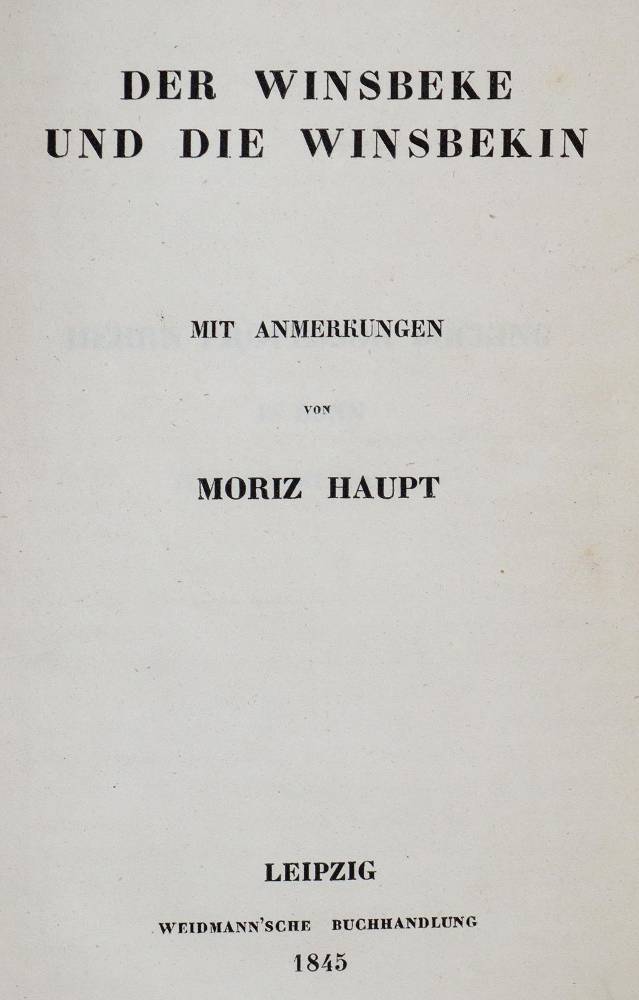 Große Abbildung Nr.1: 138-1377 (Laßberg,J.v.).: (Literatur und illustrierte Bücher bis 19.Jahrhundert)