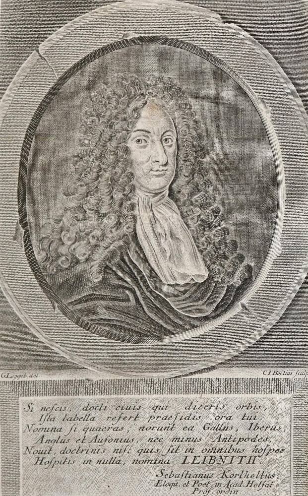 Große Abbildung Nr.1: 138-1380 Leibniz,G.W.: (Literatur und illustrierte Bücher bis 19.Jahrhundert)
