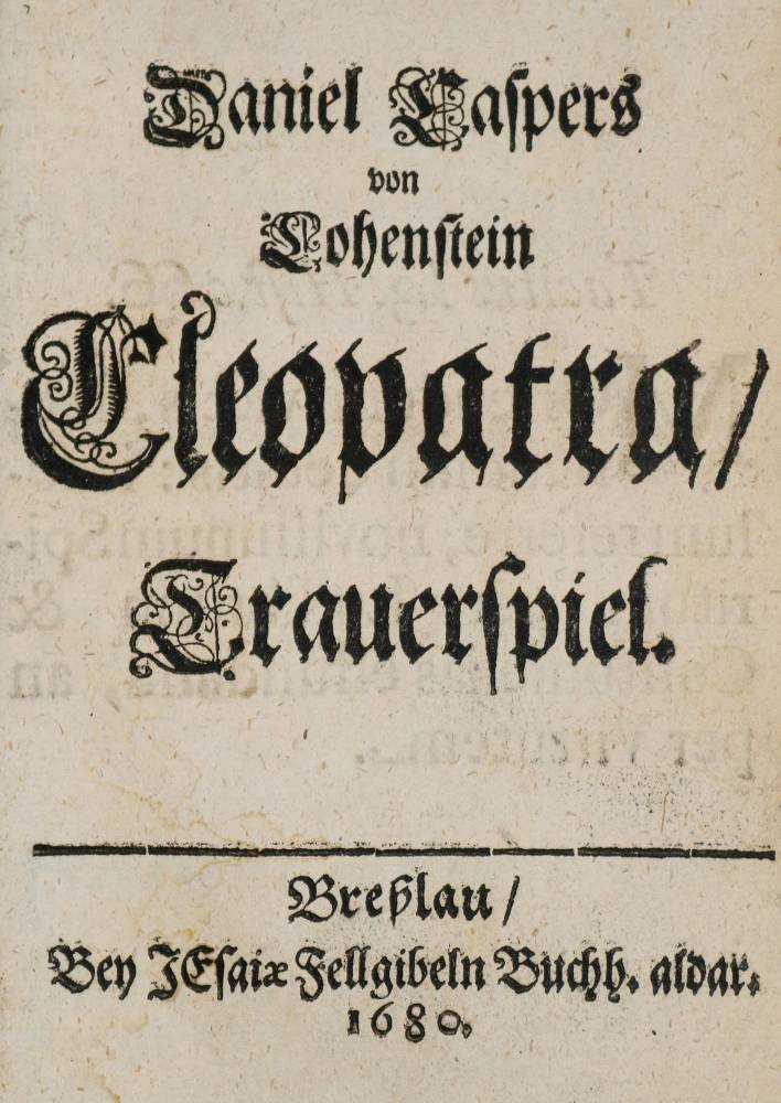 Große Abbildung Nr.1: 138-1386 Lohenstein,D.C.v.: (Literatur und illustrierte Bücher bis 19.Jahrhundert)