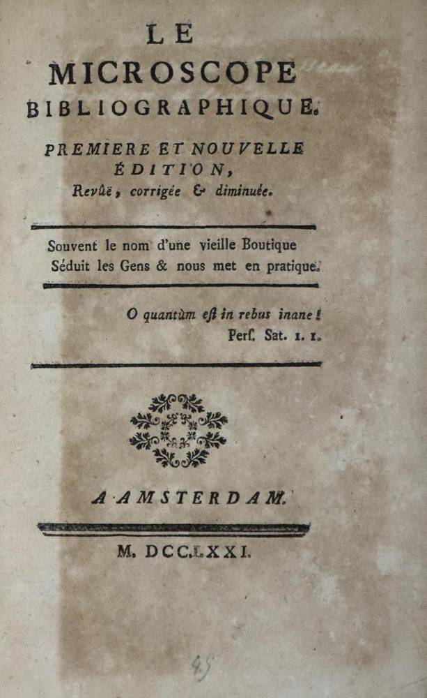 Große Abbildung Nr.1: 138-1389 (Malebranche,P.B.M.).: (Literatur und illustrierte Bücher bis 19.Jahrhundert)