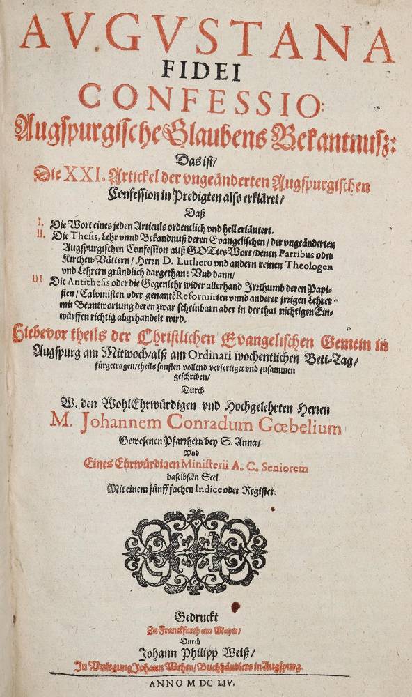Große Abbildung Nr.1: 138-141 Goebel,J.C.: (Alte Drucke, Handschriften und Theologie)