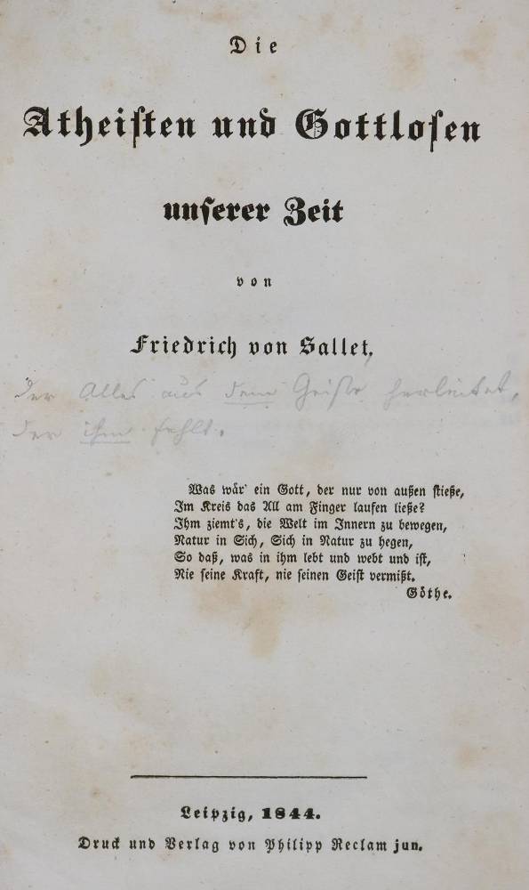 Große Abbildung Nr.1: 138-1411 Philosophie.: (Literatur und illustrierte Bücher bis 19.Jahrhundert)