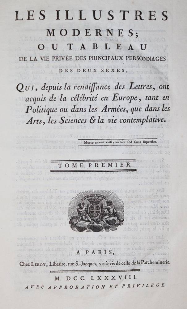 Große Abbildung Nr.1: 138-1414 Leroy (Ed.).: (Portrait)