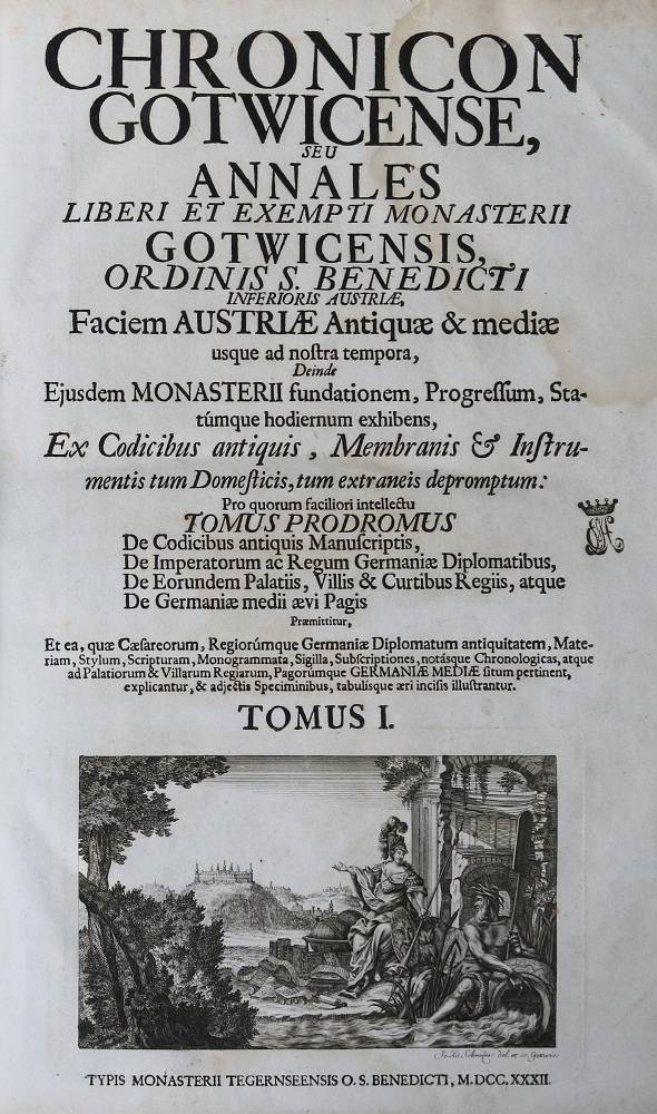 Große Abbildung Nr.3: 138-143 (Bessel,G. u. F.J.v.Hahn).: (Göttweih)