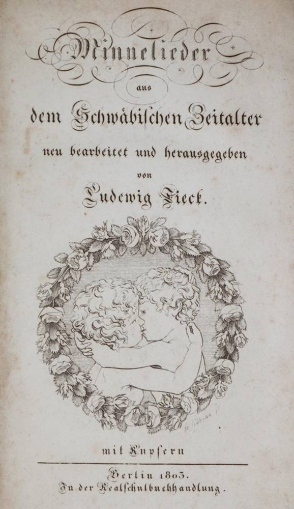 Große Abbildung Nr.1: 138-1436 Tieck,L.: (Literatur und illustrierte Bücher bis 19.Jahrhundert)