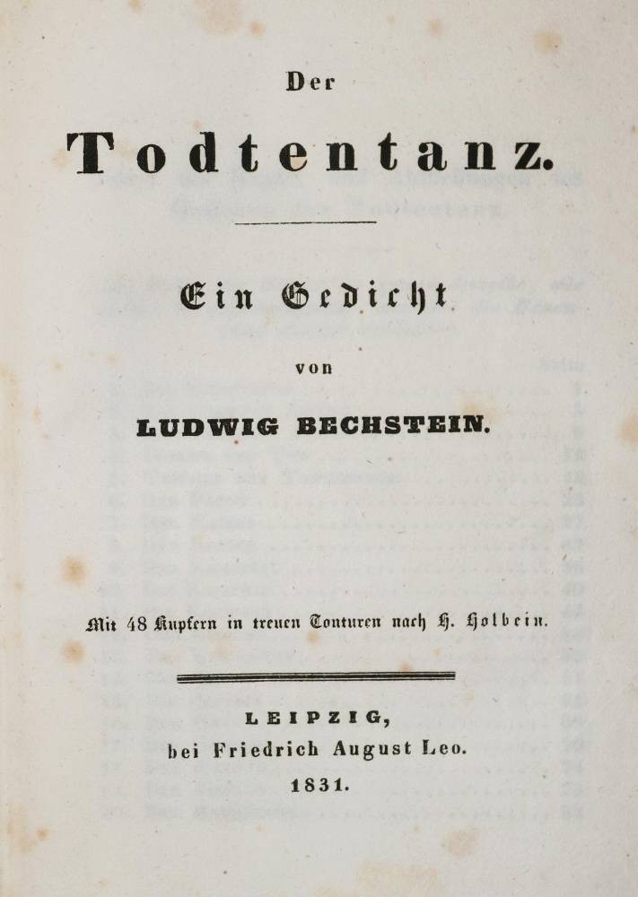 Große Abbildung Nr.1: 138-1437 Bechstein,L.: (Totentanz)