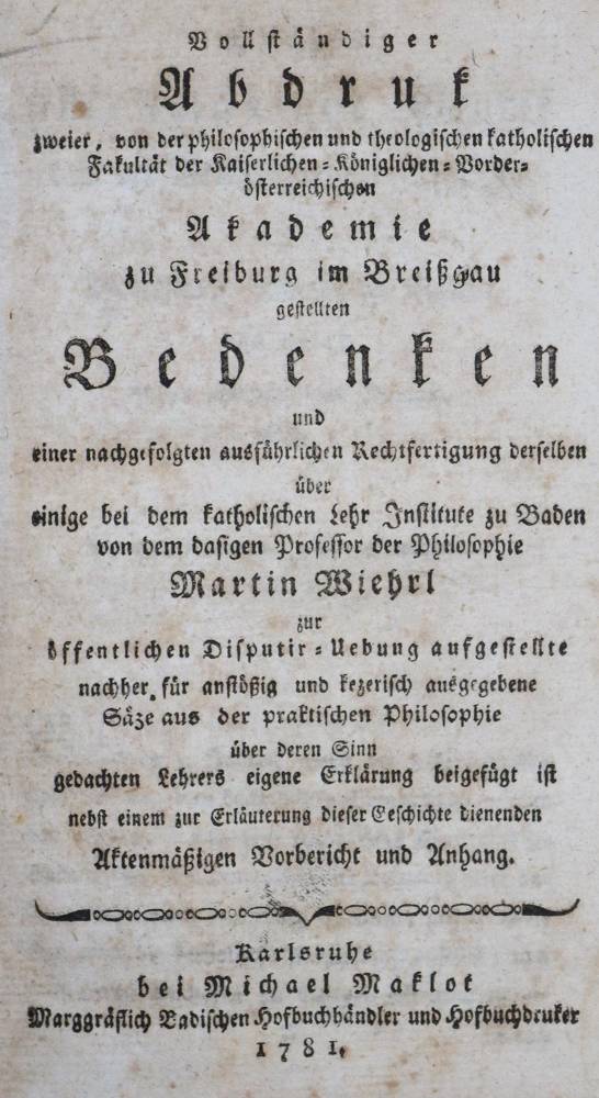Große Abbildung Nr.1: 138-1447 Wiehrl,M.: (Literatur und illustrierte Bücher bis 19.Jahrhundert)