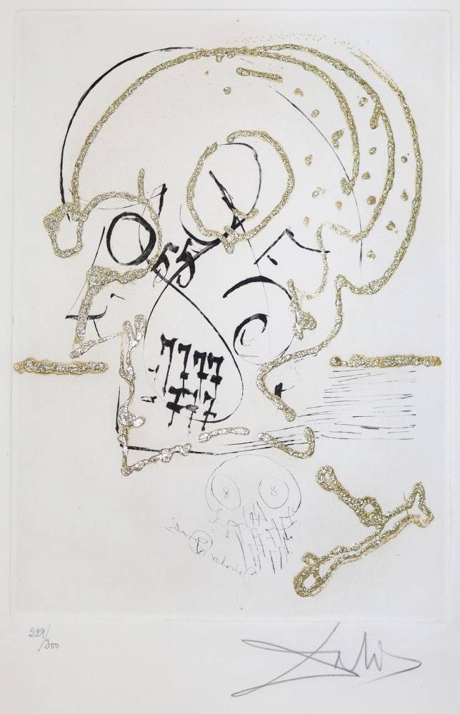 Große Abbildung Nr.10: 138-1469 Dali,S.: (Literatur und illustrierte Bücher 20.Jahrhundert - Alte Literatur in modernen Ausgaben)