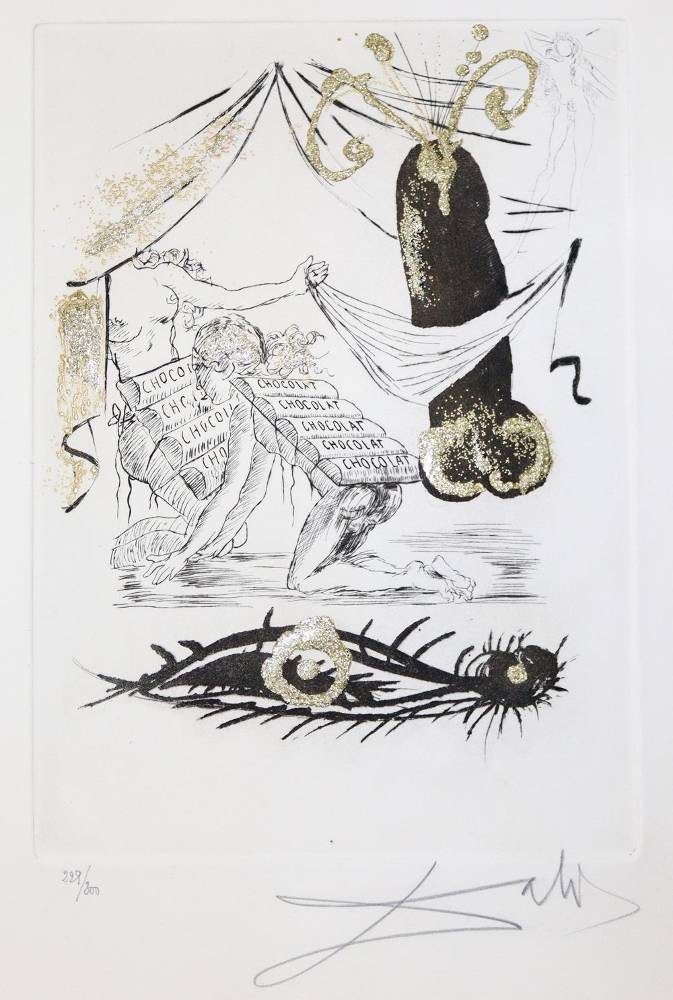 Große Abbildung Nr.7: 138-1469 Dali,S.: (Literatur und illustrierte Bücher 20.Jahrhundert - Alte Literatur in modernen Ausgaben)