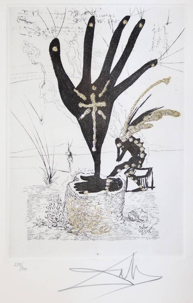 Große Abbildung Nr.9: 138-1469 Dali,S.: (Literatur und illustrierte Bücher 20.Jahrhundert - Alte Literatur in modernen Ausgaben)
