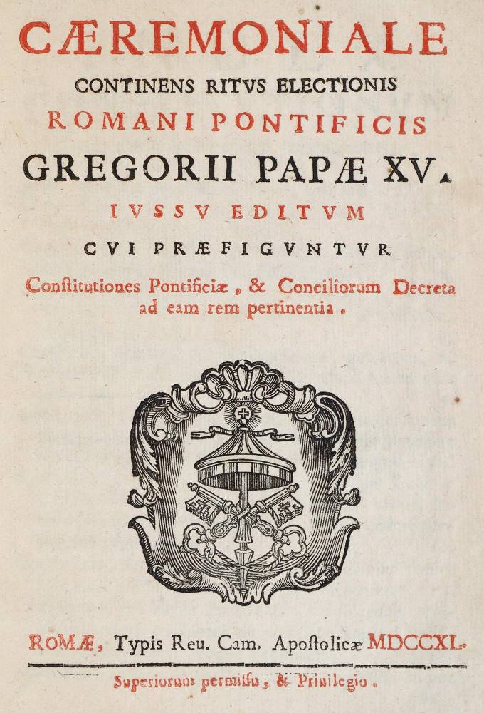 Große Abbildung Nr.1: 138-148 Gregor XV, Papst.: (Alte Drucke, Handschriften und Theologie)