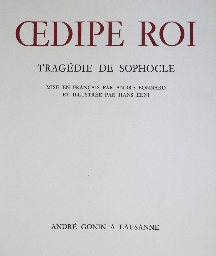 Große Abbildung Nr.1: 138-1482 Sophokles.: (Erni)