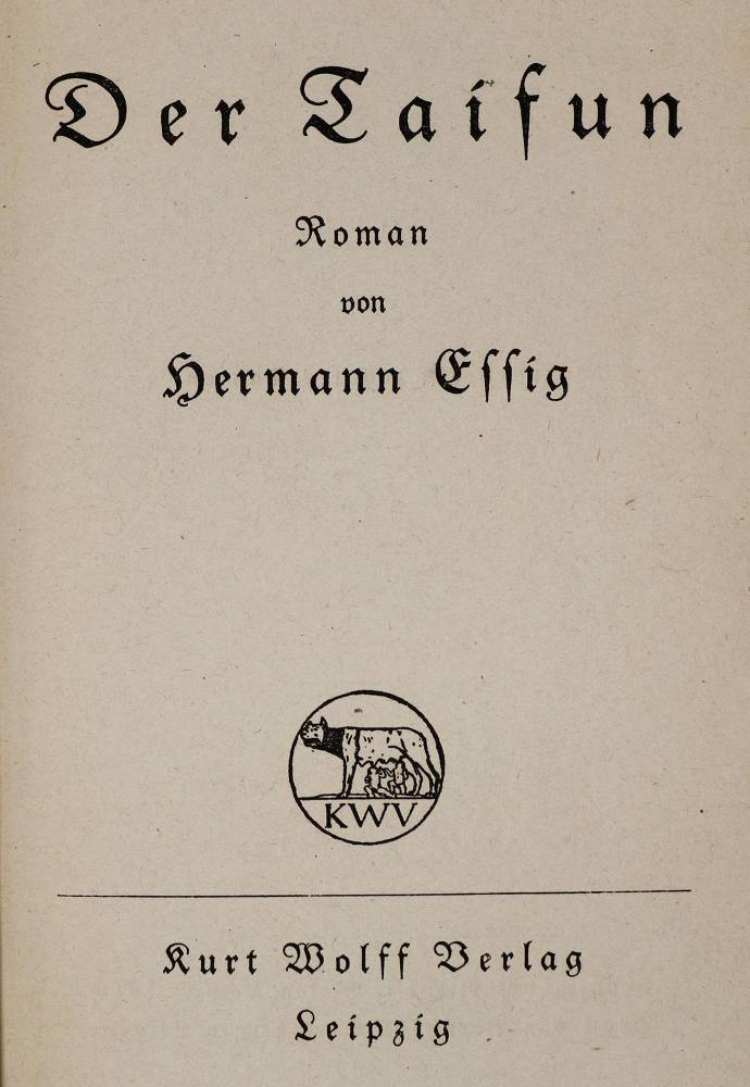 Große Abbildung Nr.1: 138-1485 Essig,H.: (Literatur und illustrierte Bücher 20.Jahrhundert - Alte Literatur in modernen Ausgaben)