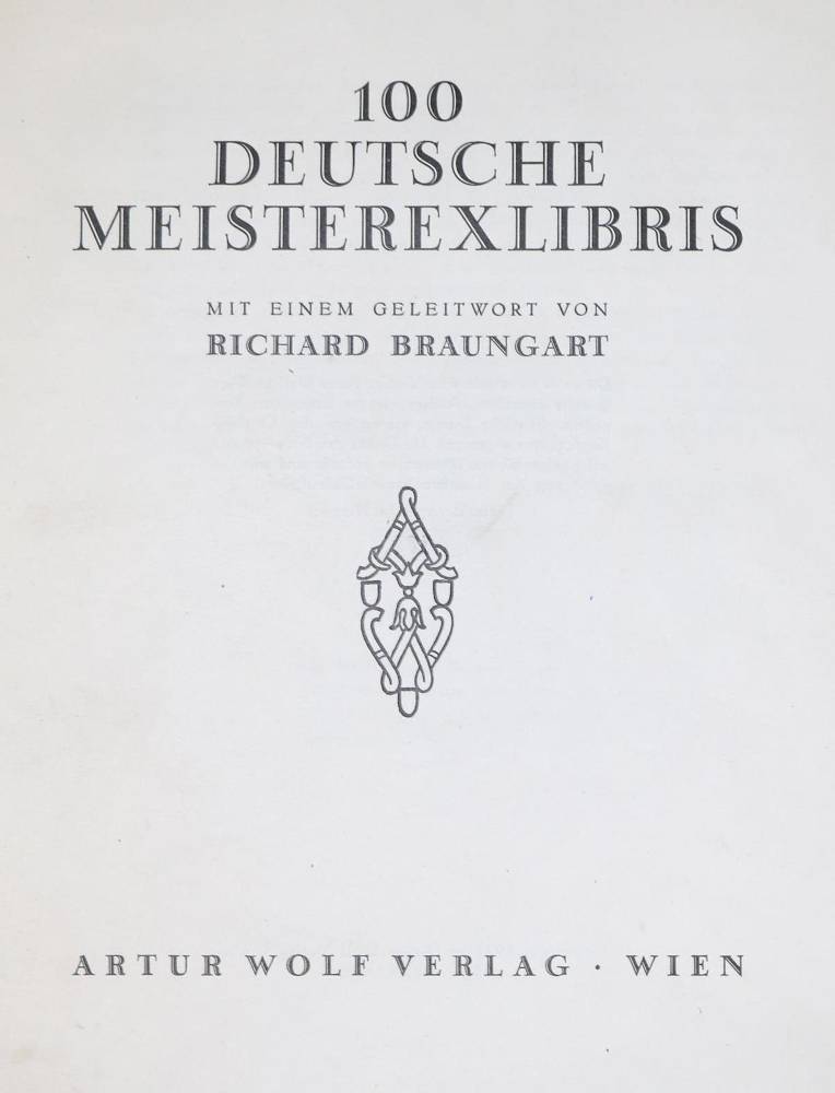 Große Abbildung Nr.2: 138-1486 Braungart,R.: (Exlibris)