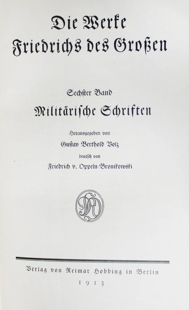 Große Abbildung Nr.2: 138-1492 Volz,G.B. (Hrsg.).: (Friedrich II.)