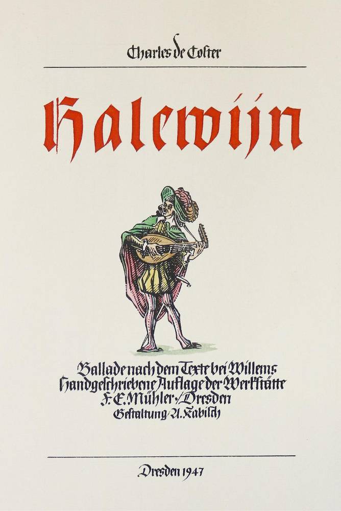 Große Abbildung Nr.1: 138-1506 Coster,C.de.: (Handschriften, Kabisch)