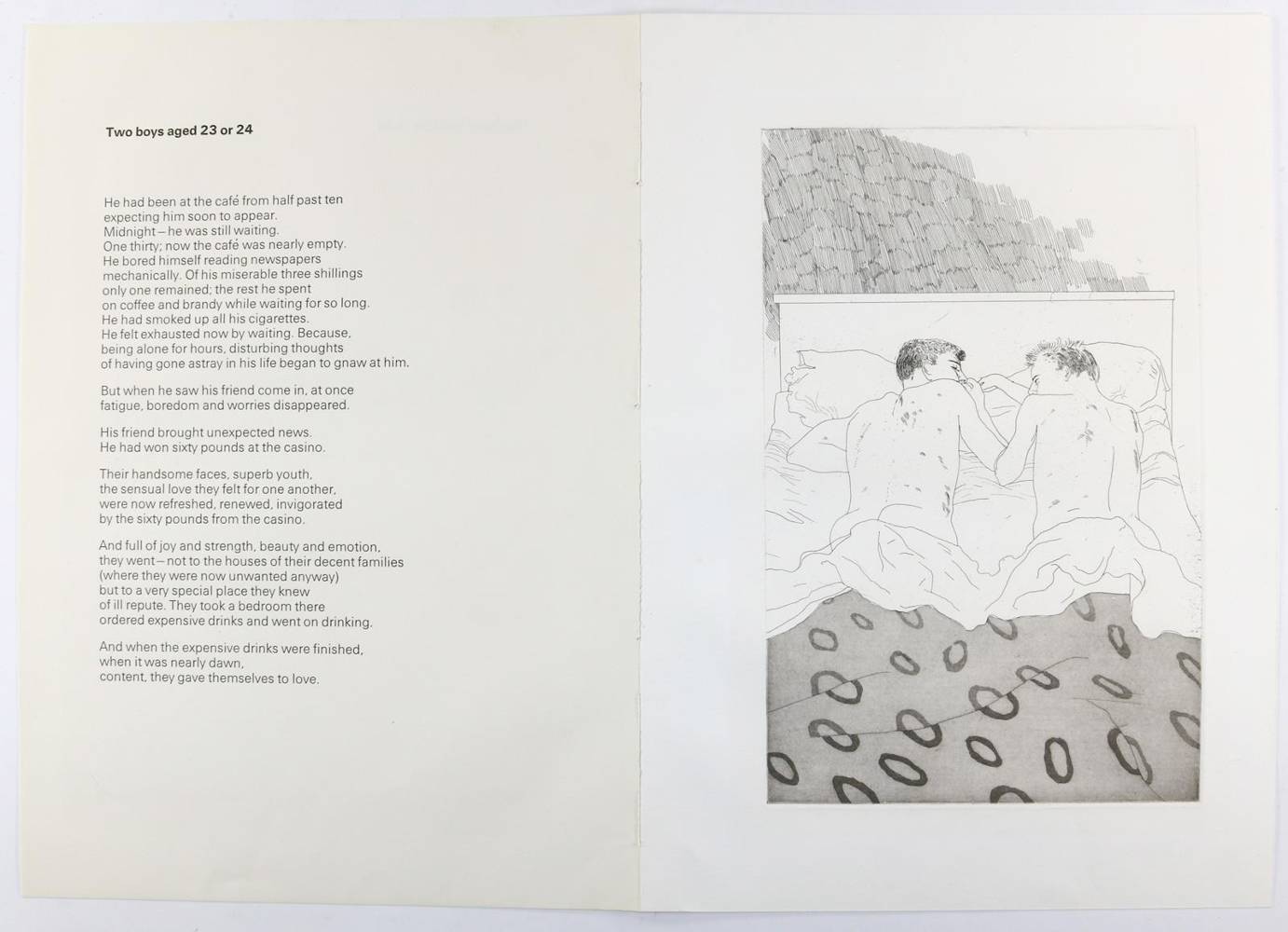 Große Abbildung Nr.13: 138-1516 Cavafy,CP.: (Hockney)