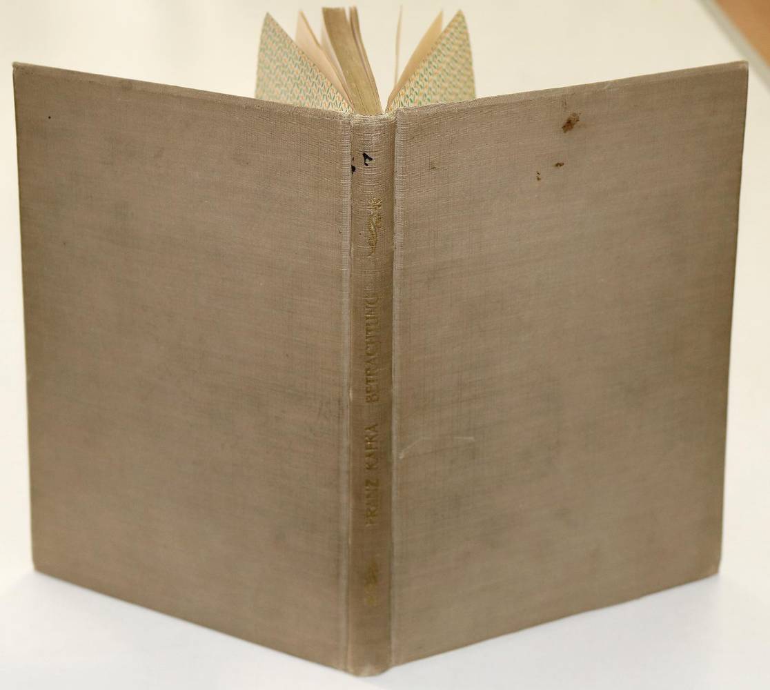 Große Abbildung Nr.24: 138-1522 Kafka,F.: (Literatur und illustrierte Bücher 20.Jahrhundert - Alte Literatur in modernen Ausgaben)