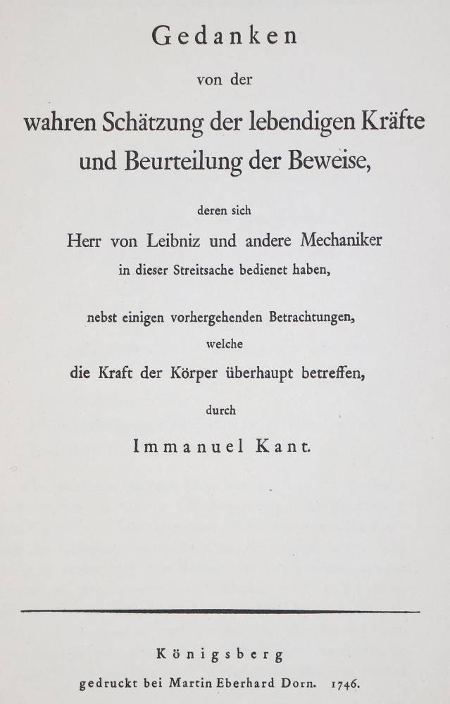 Große Abbildung Nr.1: 138-1524 Kant,I.: (Literatur und illustrierte Bücher 20.Jahrhundert - Alte Literatur in modernen Ausgaben)