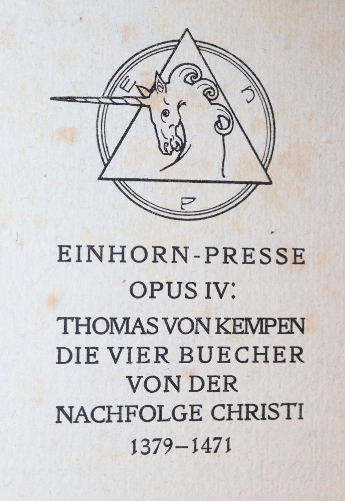 Große Abbildung Nr.1: 138-1543 Thomas von Kempen.: (Lechter)