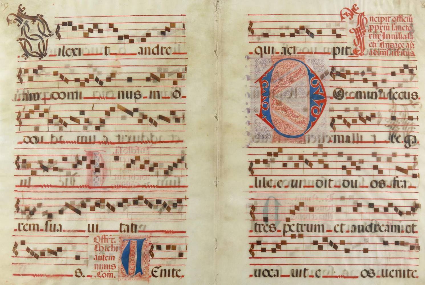 Große Abbildung Nr.1: 138-156 Antiphonar.: (Handschriften)