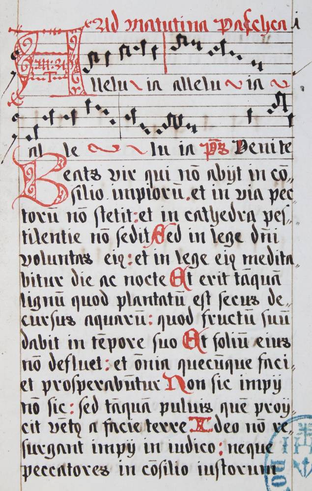 Große Abbildung Nr.1: 138-157 Antiphonar.: (Handschriften)