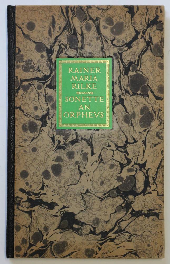 Große Abbildung Nr.1: 138-1581 Rilke,R.M.: (Literatur und illustrierte Bücher 20.Jahrhundert - Alte Literatur in modernen Ausgaben)