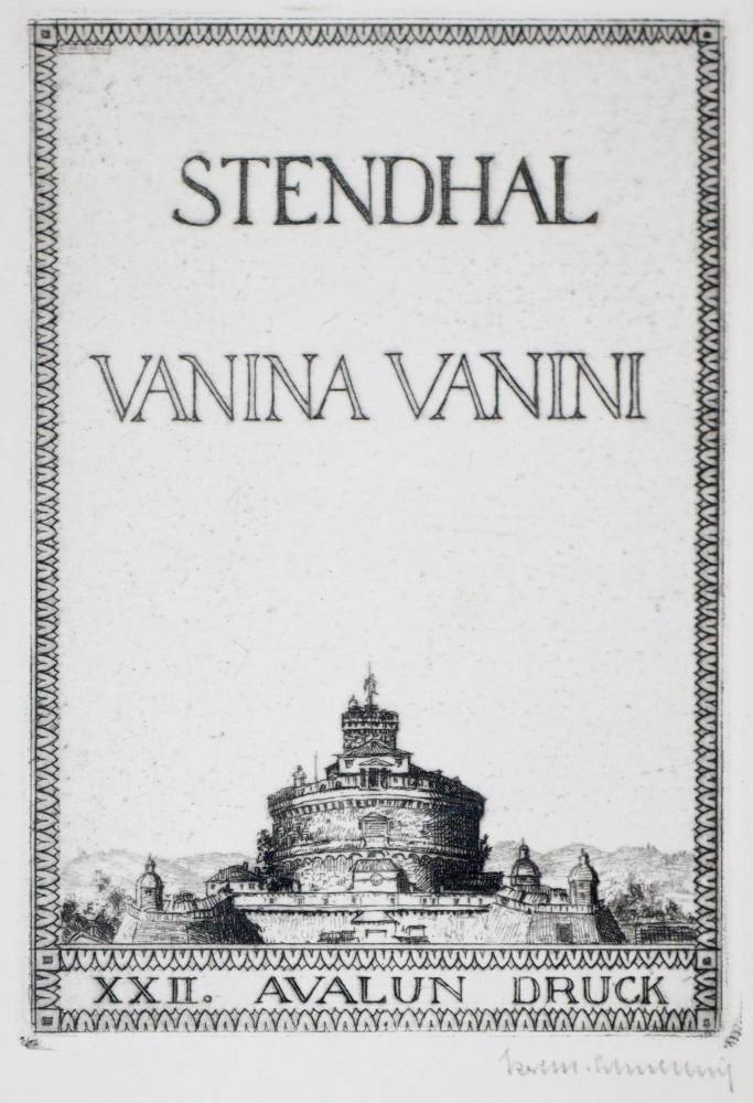 Große Abbildung Nr.2: 138-1596 Stendhal (d.i. H.Beyle).: (Schultheiss)