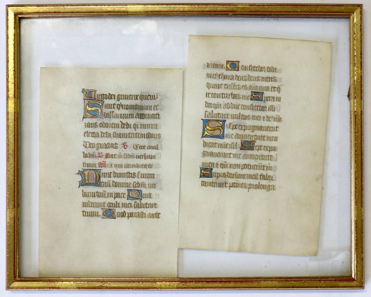 Große Abbildung Nr.6: 138-160 Perlbibel.: (Handschriften, Einbandmakulatur)