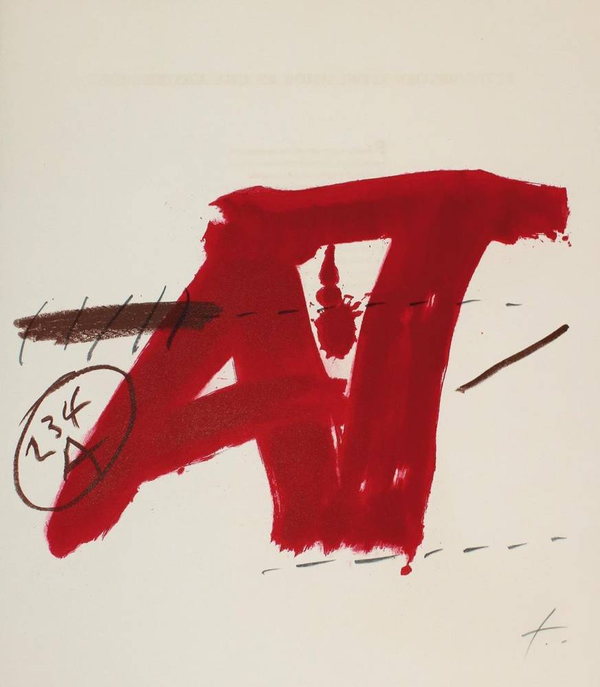 Große Abbildung Nr.2: 138-1603 Alberti,R.: (Tapies)