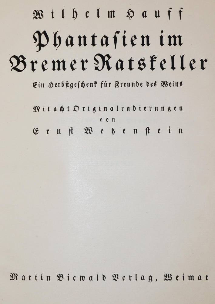 Große Abbildung Nr.4: 138-1611 Hauff,W.: (Wetzenstein)