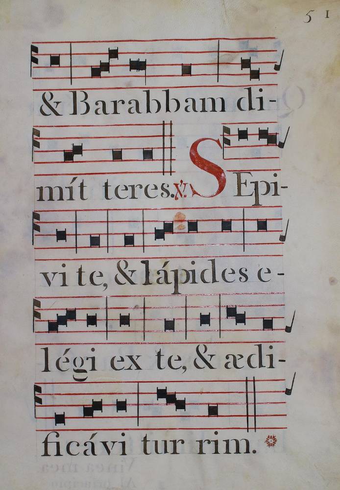 Große Abbildung Nr.1: 138-163 Graduale.: (Handschriften)