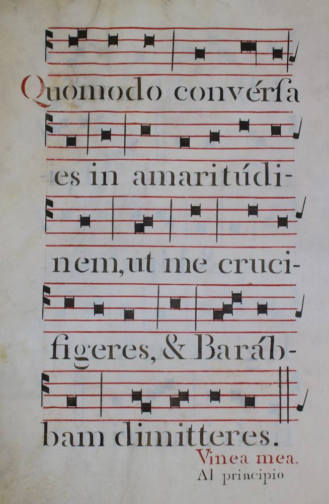 Große Abbildung Nr.2: 138-163 Graduale.: (Handschriften)