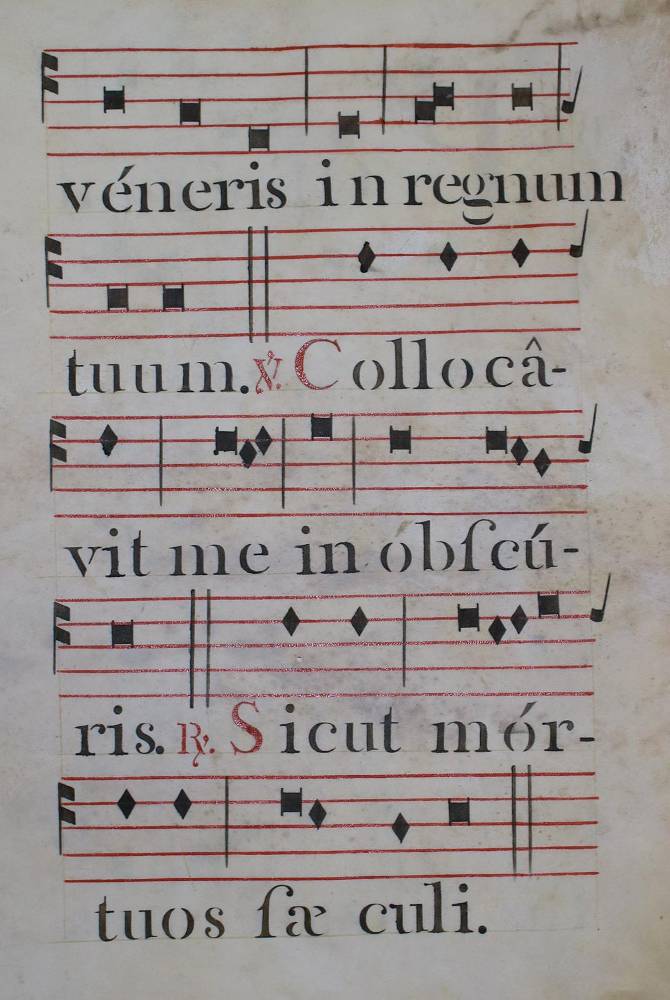 Große Abbildung Nr.3: 138-163 Graduale.: (Handschriften)