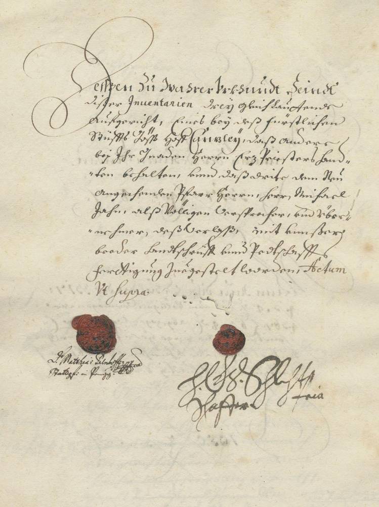 Große Abbildung Nr.2: 138-164 Inuentarium: (Handschriften)