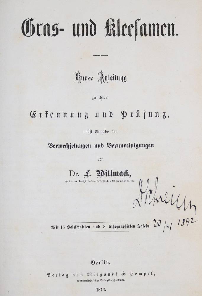 Große Abbildung Nr.2: 138-1660 Sammlung: (Botanik)