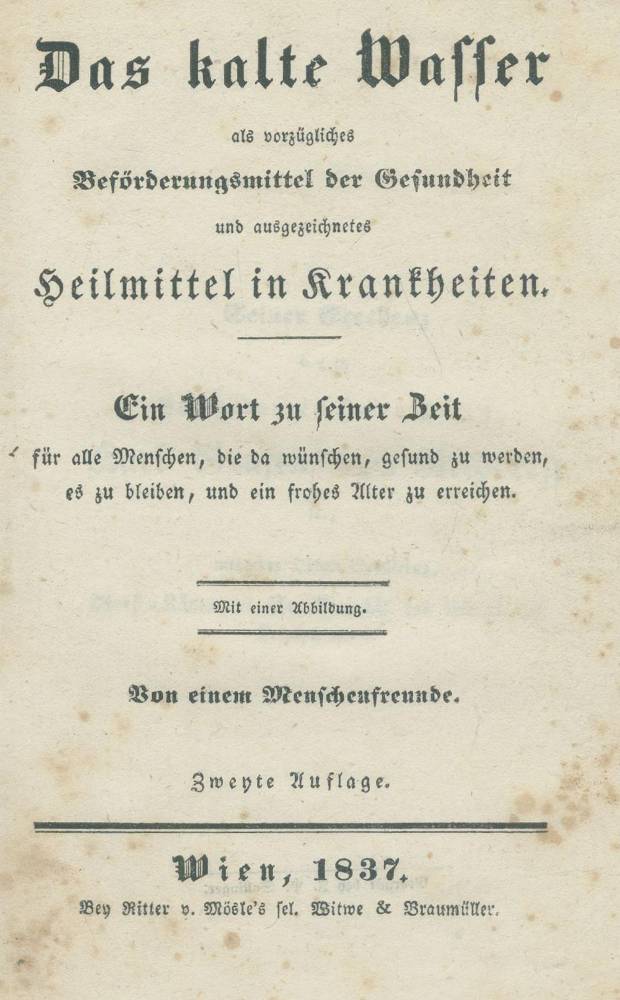 Große Abbildung Nr.2: 138-1681 Katona,M.v.: (Medizin, Balneologie, Wien)
