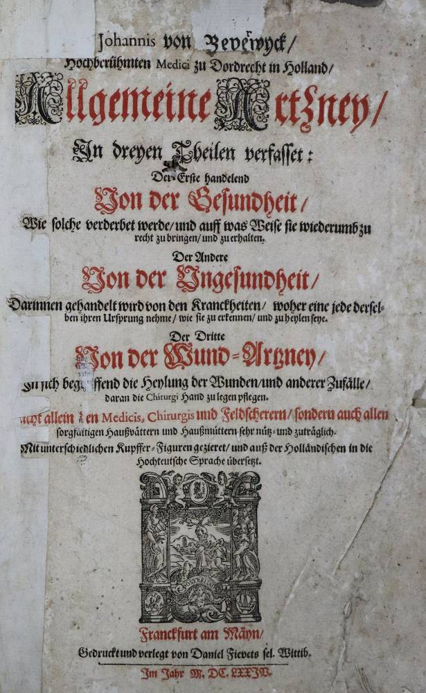 Große Abbildung Nr.3: 138-1685 Beverwyck,J.van.: (Medizin)