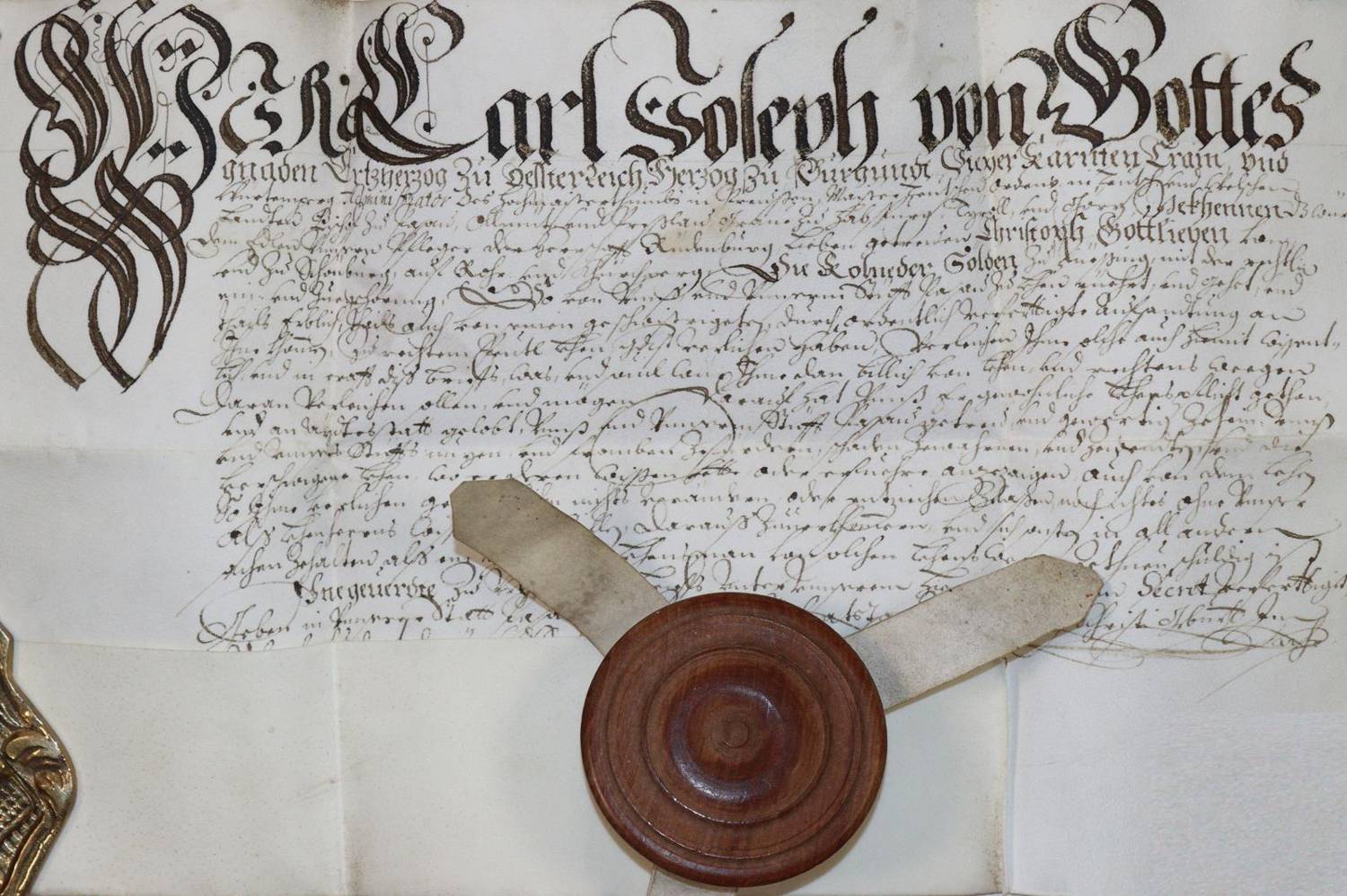 Große Abbildung Nr.1: 138-169 Lehensbrief: (Handschriften)