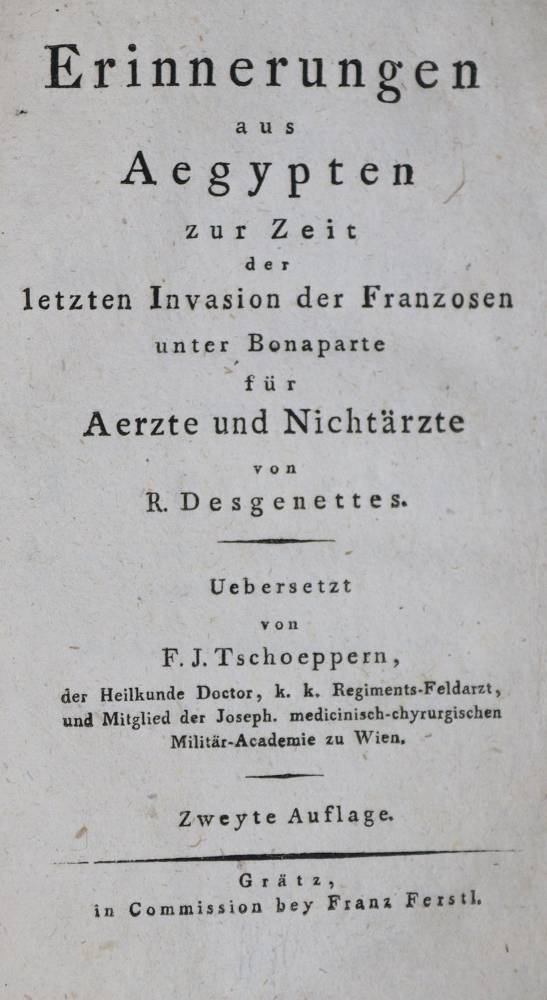 Große Abbildung Nr.1: 138-1694 Desgenettes R(ene Nicolas Dufriche),: (Medizin)