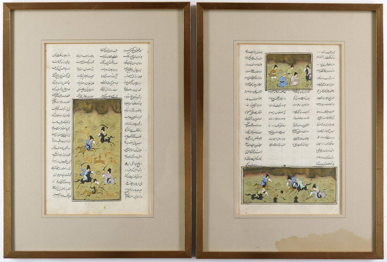 Große Abbildung Nr.3: 138-170 Indopersischer Kulturkreis.: (Handschriften, Miniaturen)