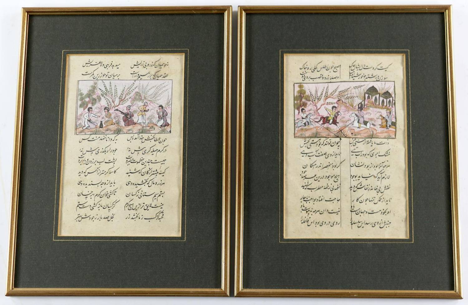 Große Abbildung Nr.5: 138-170 Indopersischer Kulturkreis.: (Handschriften, Miniaturen)